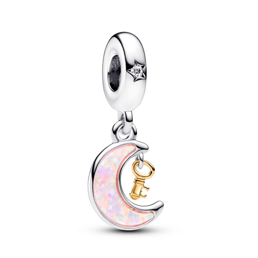 Pandora Pandora | Charm Colgante Pandora Luna Y Llave