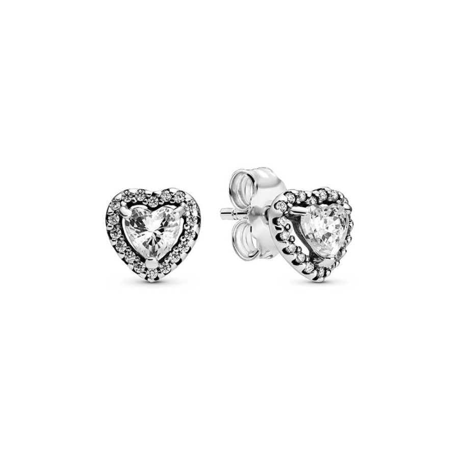 Pandora Pandora | Pendientes Pandora Corazones En Relieve