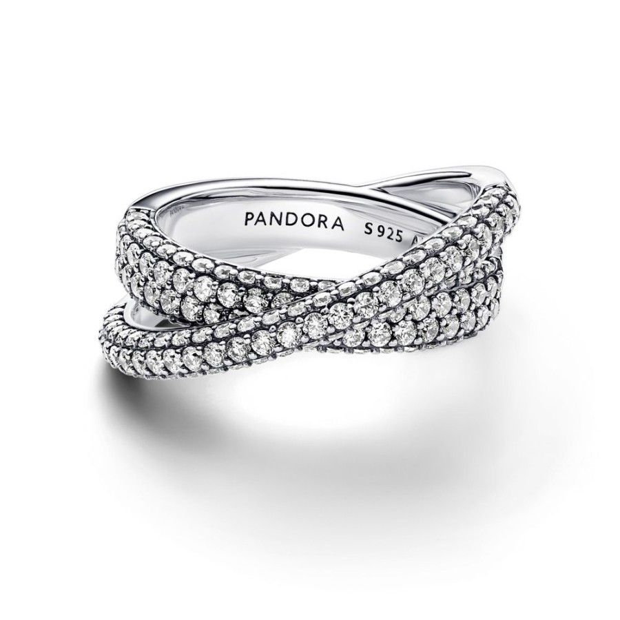 Pandora Pandora | Anillo Pandora Timeless Doble Banda Cruzada (C)