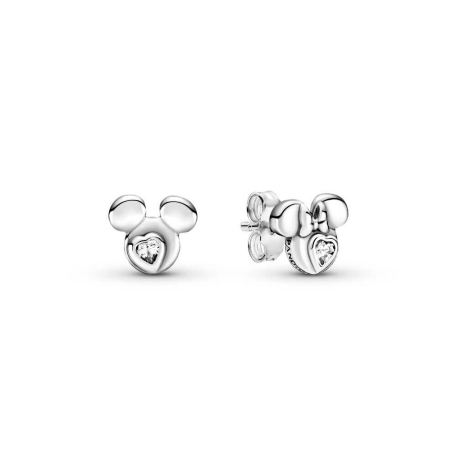 Pandora Pandora | Pendientes Pandora Disney Siluetas Mickey Minnie