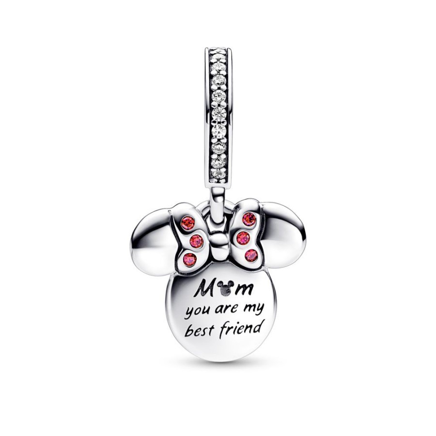 Pandora Pandora | Charm Colgante Pandora Disney Silueta De Minnie Mouse